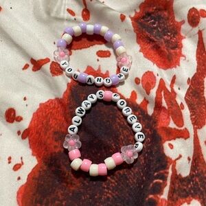 You and me bracelet set